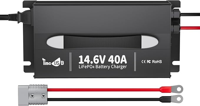 UltraFast 12V 40A LiFePO4 Battery Charger by Timeusb
