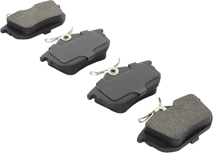 Premium Semi-Metallic Rear Brake Pads Compatible - Image 2