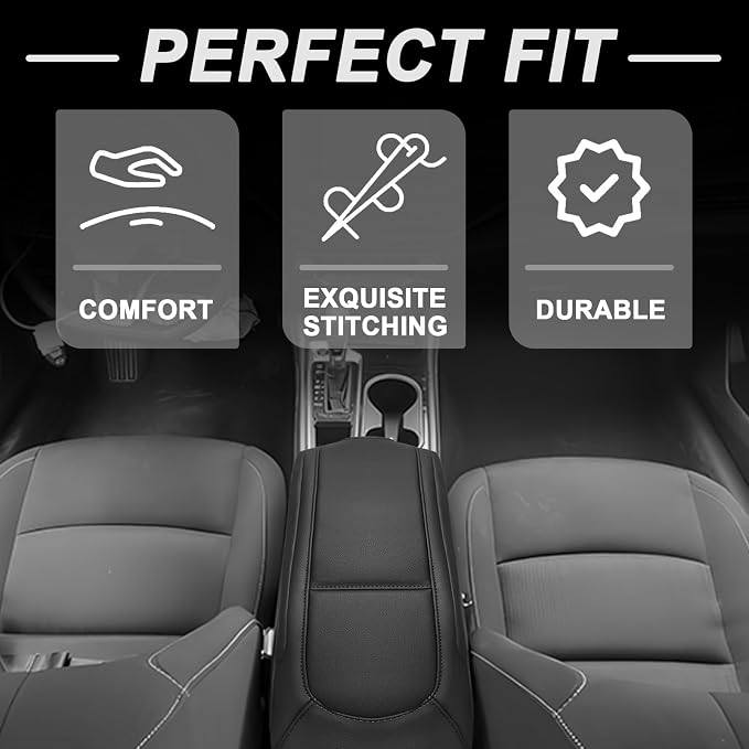 Muslogy Center Console Armrest Cover Compatible - Image 5