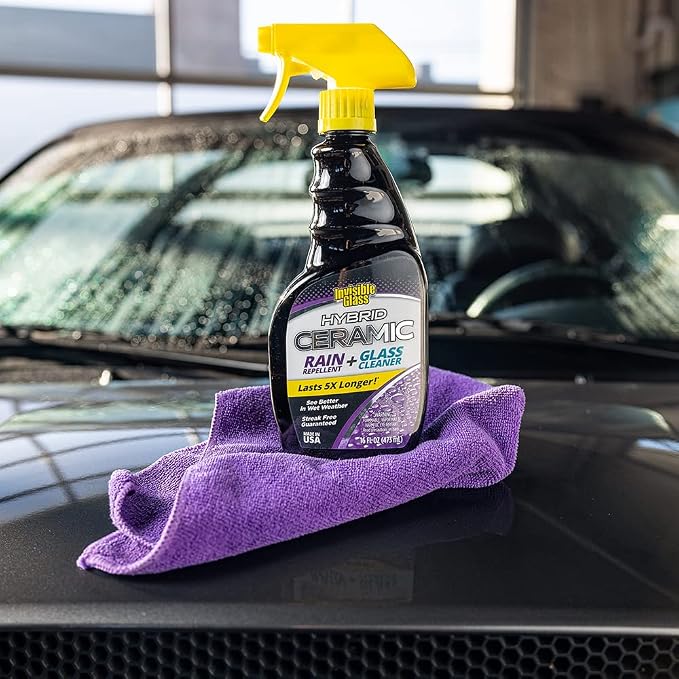 Invisible Glass 92183-4PK Hybrid Ceramic Rain Repellent and Glass Cleaner - Image 2
