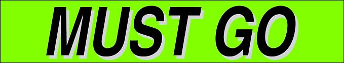 Ez-line Vinyl Windshield Stickers 3 Dozen 15 Inch Chartreuse Slogan Dealership - Image 5