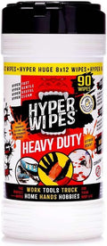 Hyper Wipes, 1 Pack Heavy Duty Hand & Tool Cleaning Wipes, Degreasing, All by JuniperCLEAN