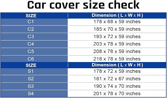 6 Layer Heavy Duty Car Cover Waterproof All Weather Protection - Image 6