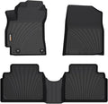 Binmotor- Floor Mats for Hyundai Elantra 2021-2025, Front & 2nd Row, TPE All by VisittheBinmotor