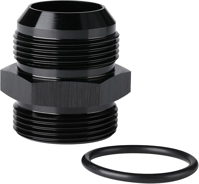 20AN Male Flare to 20AN ORB O-ring Boss Fuel Pump Rail Adapter Fitting Aluminum by Podavelle