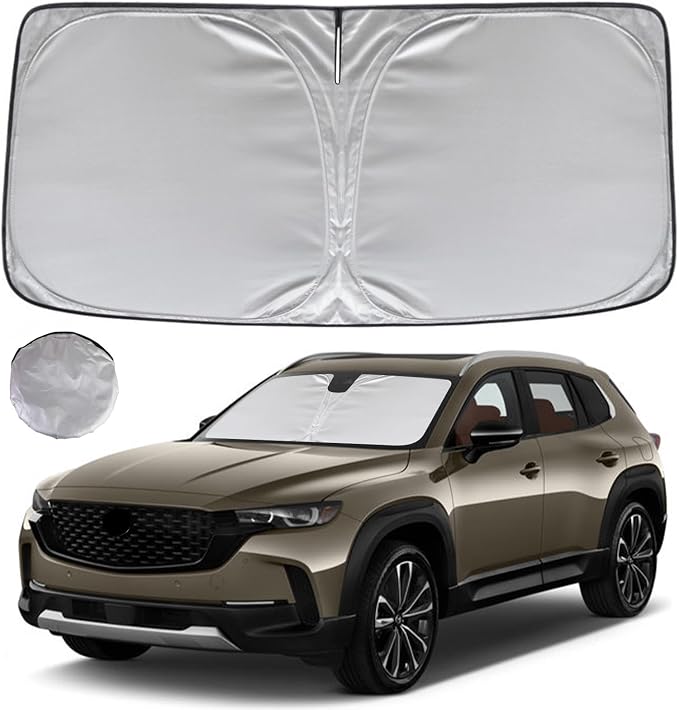 KAYZT Windshield Sun Shade for 2023-2025 2026 Mazda CX50 CX-50 Foldable by KAYZT