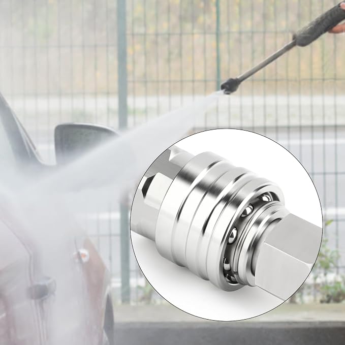 TAISHER 12PCS 304 Stainless Steel Pressure Washer Adapter Kit, Quick Connect - Image 7