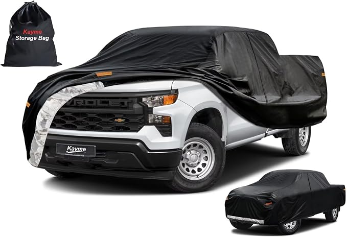 Kayme Truck Cover Custom Fit Chevy Silverado 1500 Extended Cab LB. Full by kayme