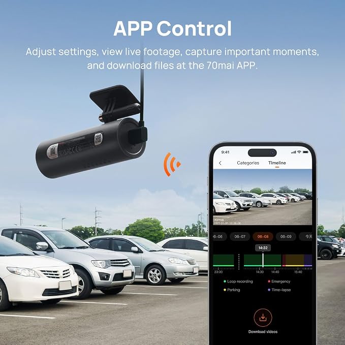 70mai Dash Cam M200, Dash Camera - Image 5