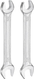 HARFINGTON 2pcs Double Open End Wrench 8mm x 10mm Metric 15 Degree Offset Angle by HARFINGTON