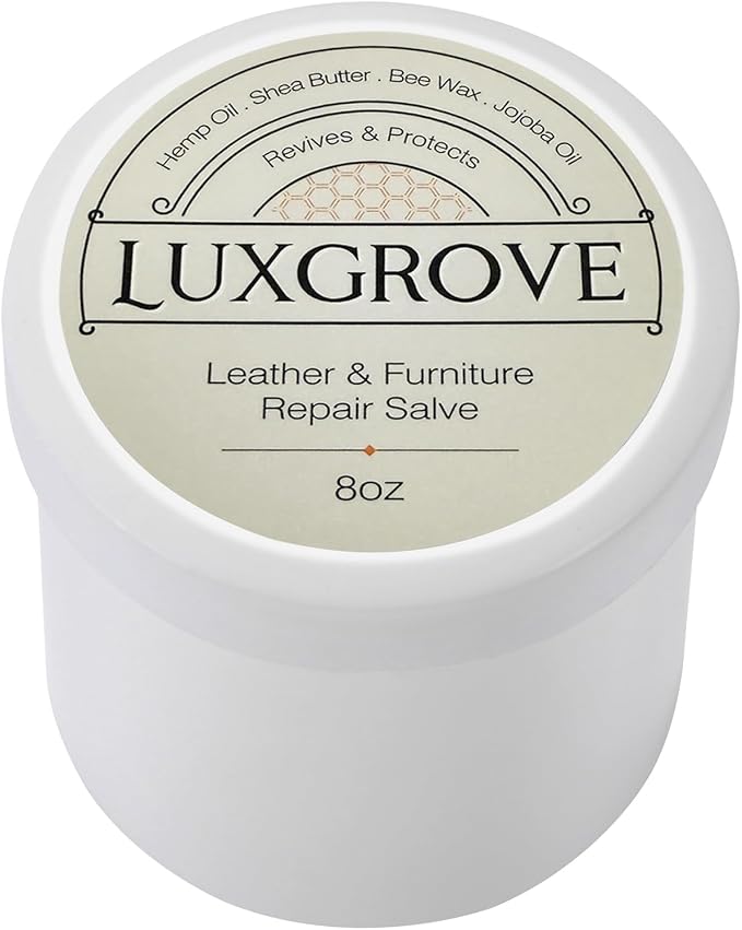 LUXGROVE® Leather & Furniture Repair Salve- Polisher, Moisturizer, and Restorer by LUXGROVE