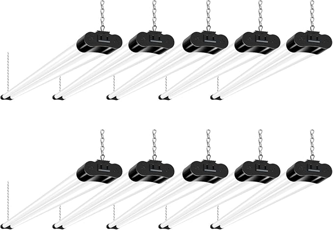 hykolity 10 Pack 4FT Linkable LED Shop Light by hykolity