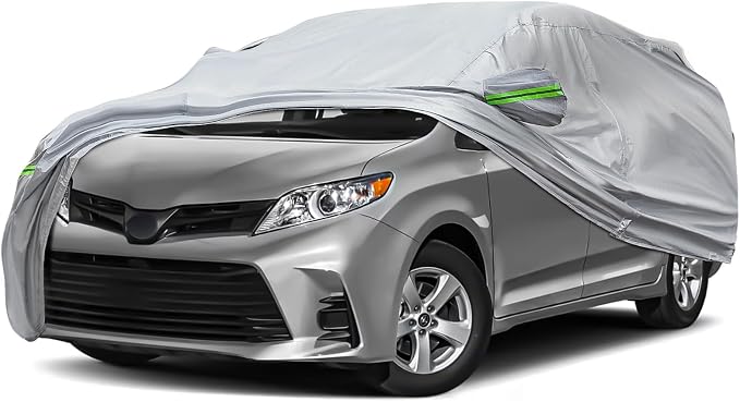 KEYOOG 6-Layer Full Car Cover is All-Weather Waterproof, Universal in All by KEYOOG