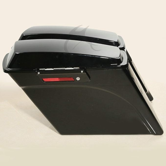 XFMT Hard Saddlebags + Chrome Conversion Brackets Compatible - Image 6