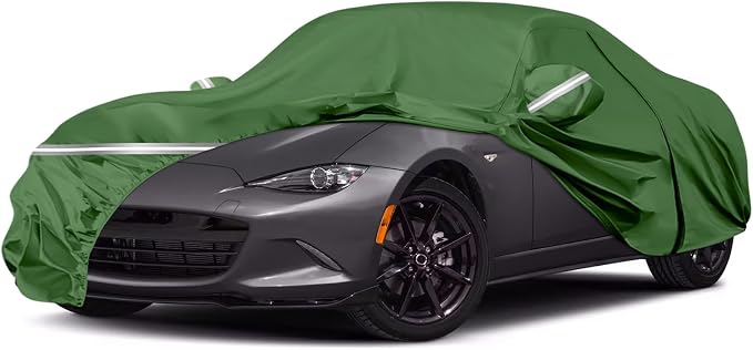 BOSSTONE Car Cover Custom Fit for Mazda MX-5 Miata 1989-2025, Waterproof All by BOSSTONE