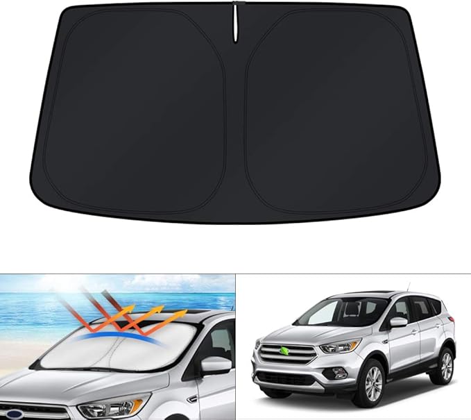 KUST Windshield Sun Shade for 2013 2014 2015 2016 2017 2018 2019 Ford Escape by KUST