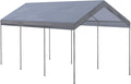Outsunny 10' x 20' Party Tent and Carport, Height Adjustable Portable Garage by Outsunny