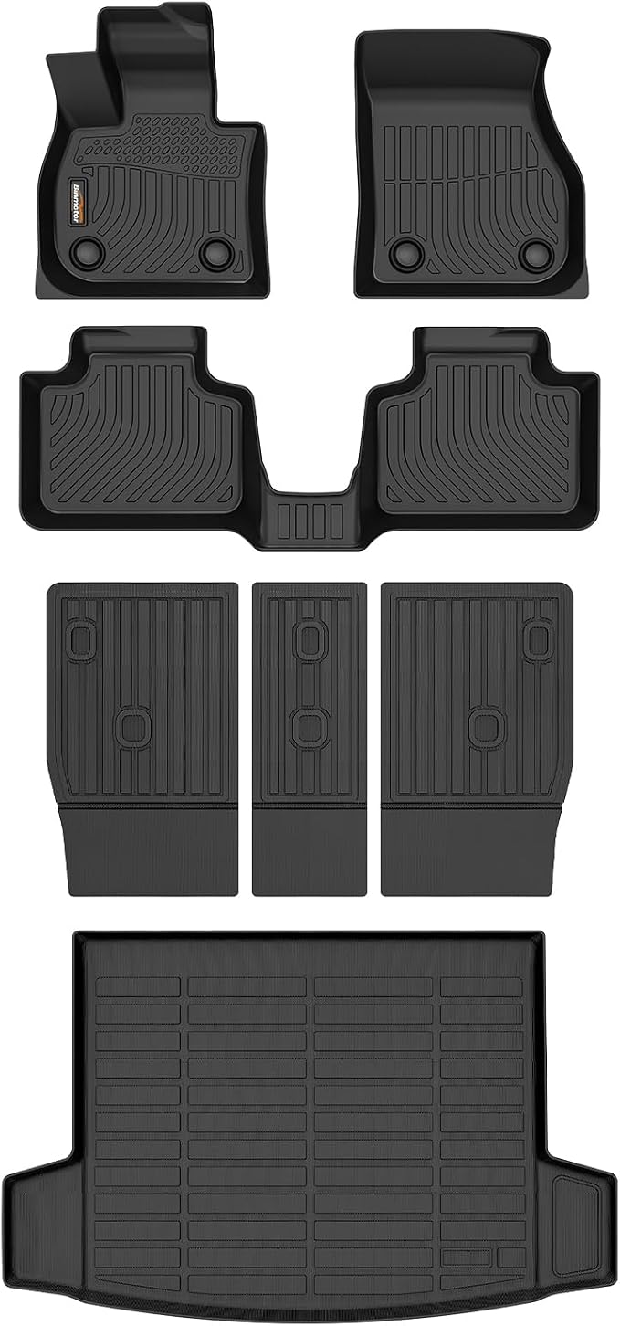 Binmotor-Floor Mats Cargo Liner Full Set by VisittheBinmotor