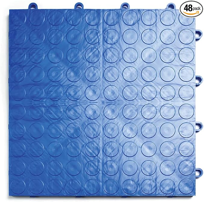 Big Floors GarageDeck Coin Pattern, Durable Copolymer Interlocking Modular by BigFloors