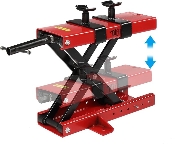 TUFFIOM 1100LBS Motorcycle Scissor Lift Jack, Height Adjustable - Image 2