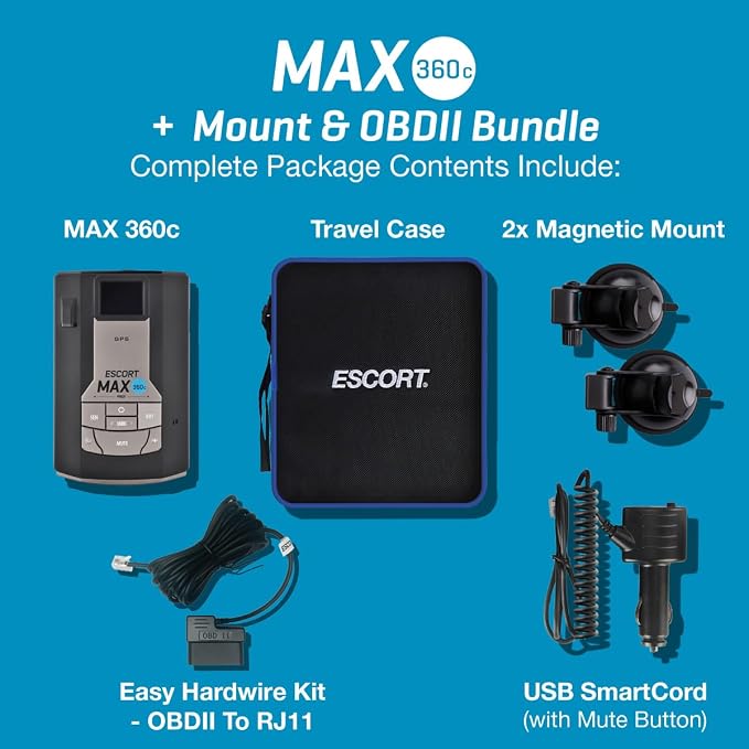 Escort MAX 360c Radar Detector - Image 7