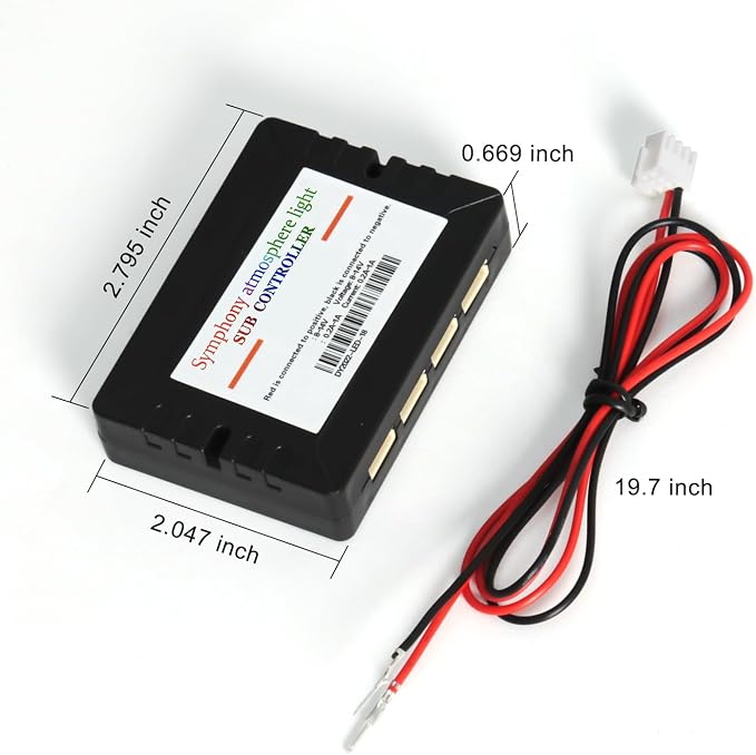 Dreamcolor Acrylic Interior Car LED Strip Light Sub-Control Module, which fit - Image 2