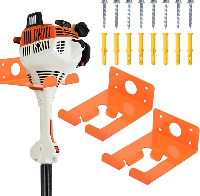 Weeding Machine Wall Mounted Hanger, Garage Organization Manager Storage shed by ACEANEA