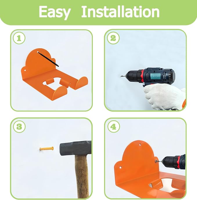 Garage Storage Organizer Electric Tool, Wall Mounted Installation Suitable - Image 3