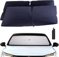 Windshield Sun Shade Umbrella: for Sentra-Sedan-2020-2024 2025-4-Layers Front by HIMUMOY