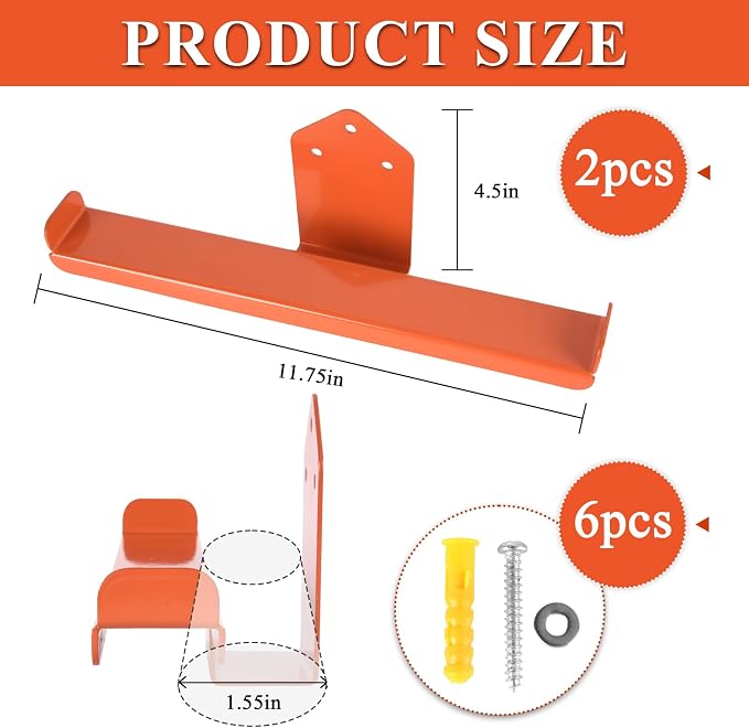 Backpack Sprayer Holder, Backpack Leaf Blower Hanger, Heavy Duty Chainsaw Wall - Image 2