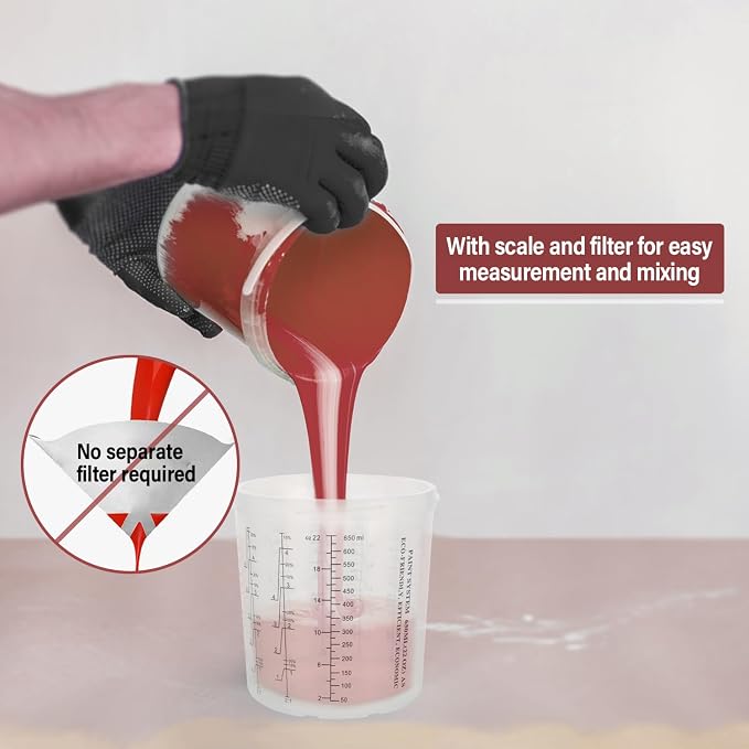 Disposable Paint Spary Gun Cups, Spray Paint Cup Kit - Image 4