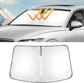 T TGBROS Windshield Sun Shade Custom Fit by TTGBROS