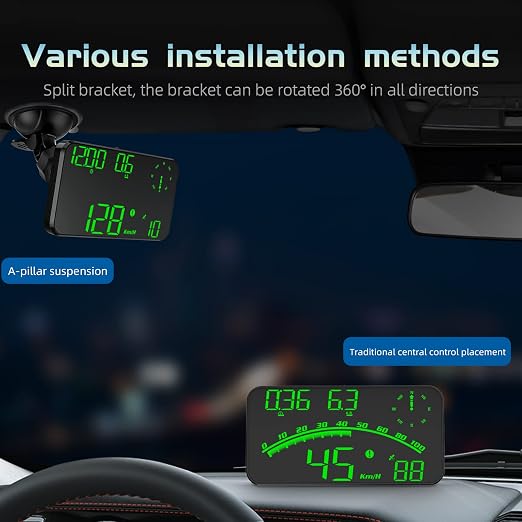 Heads up Display for Cars Speedometer for Car, HUD Digital Speedometer for Car - Image 8