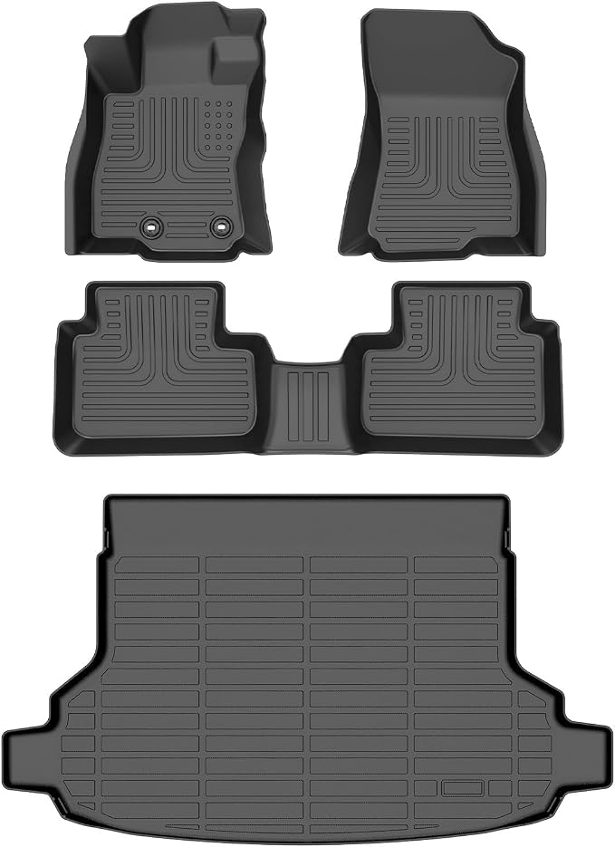 Wayhigh-All Weather Floor Mats and Cargo Liner Set Fit by Wayhigh