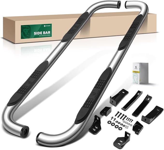 YHTAUTO 3 Inch Running Boards Side Step Bars Fit by YHTAUTO