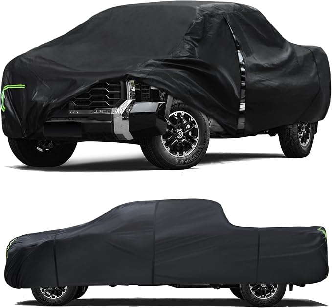 Car Cover Custom Fit for Toyota Tundra 2007-2024, 6 Layers Truck Cover by Qualencey
