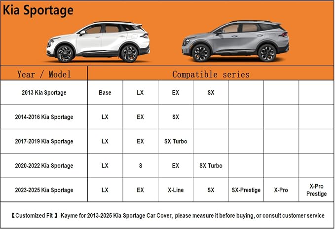 Kayme 6 Layers SUV Car Cover Custom Fit - Image 6