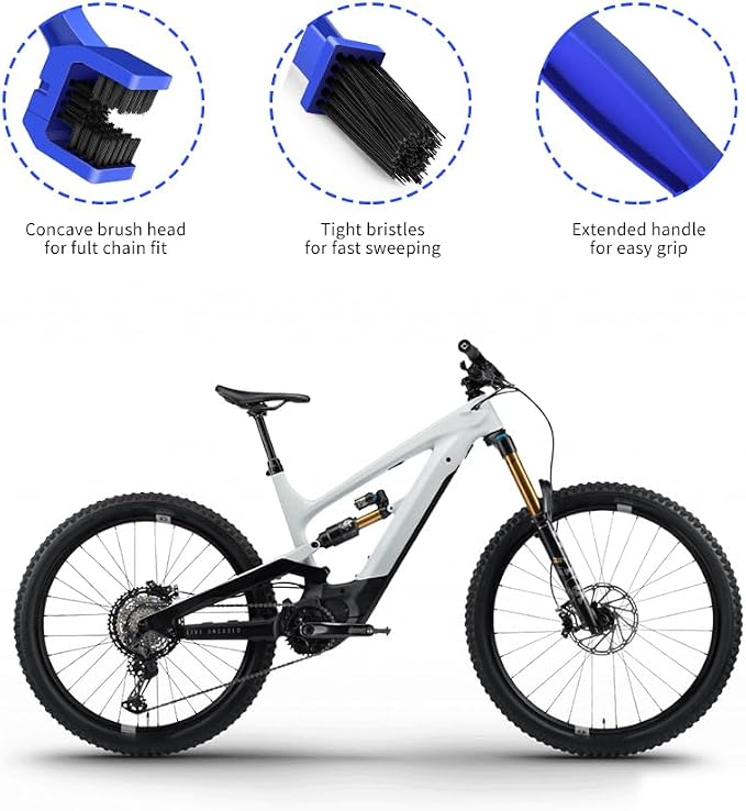 MotorcycleBicycle Chain Cleaner and Gear Cleaning Tool - Image 2