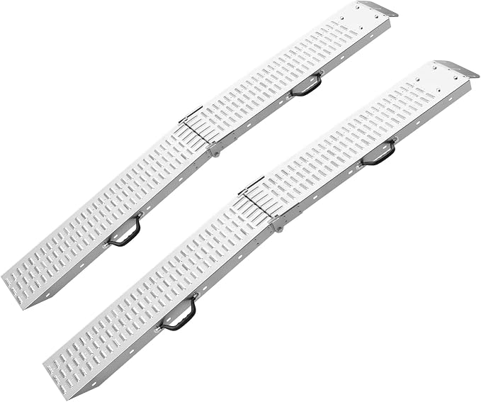 78.7" L × 8.6" W Loading Ramps for Pickup Trucks, 1500LBS Folding Truck Ramps by Evcitn