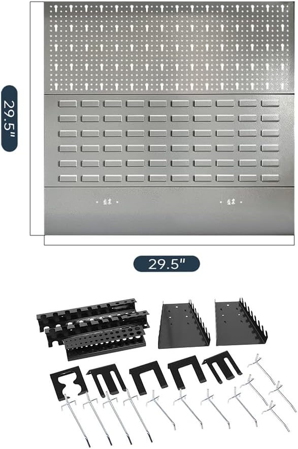 JZD Storage Cabinet System Workshop, Professional Tool Storage Workbench Set - Image 9
