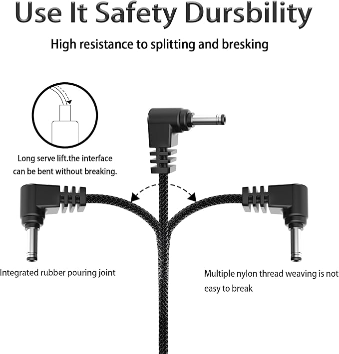 3 Types of DC3.5 Radar Detector Hardwire Power Cord Mirror Wire Plug Tap - Image 2