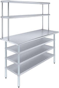 Amgood 24" x 60" Stainless Steel Work Table by AmGood