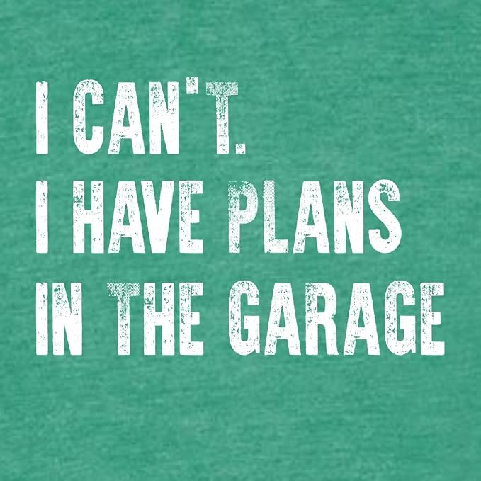 Go All Out Adult I Can't I Have Plans in The Garage Funny Dad Gift Deluxe Soft - Image 3