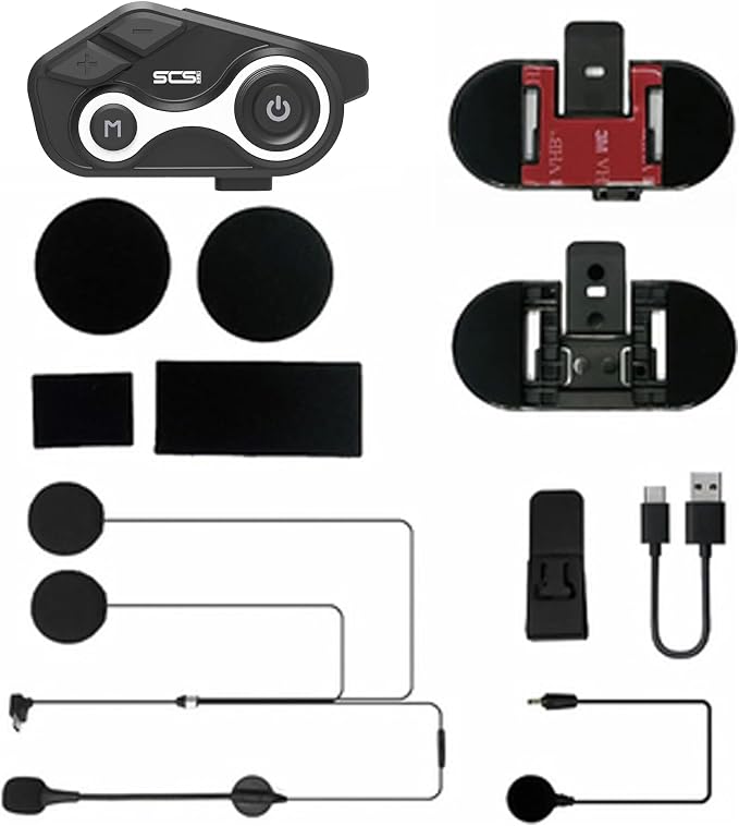 Motorcycle Bluetooth Intercom Helmet Headset - Image 8