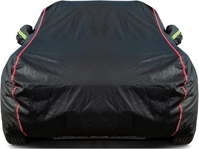 Breathable New Material, Waterproof Car Cover, Locks and Zipper Doors, by QUYDDC