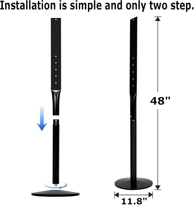 Parking Sign Post 48" Heavy Duty Cast Iron Parking Signs Stand, Movable Sign - Image 3