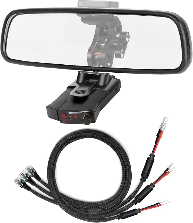 Radar Detector Rearview Mirror Mounting Bracket, 13.8" Radar Detector Hard Wire by Unknown