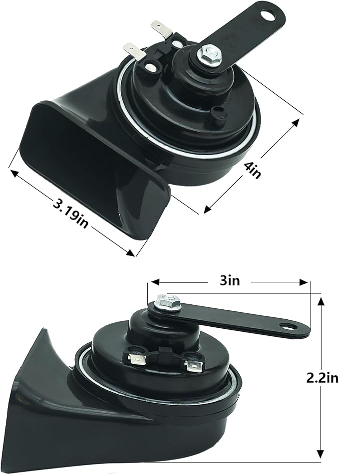 Car Horn 12V Universal Super Loud Auto Horn Electric Waterproof Low High Two - Image 8