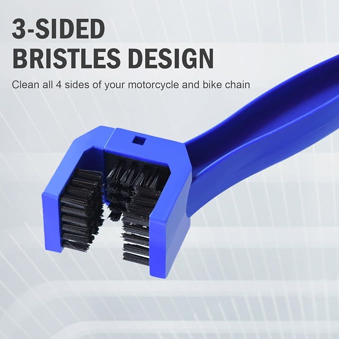 Bike or Motorcycle Chain Washer, Cleaning Brush 2 Pcs - Image 2