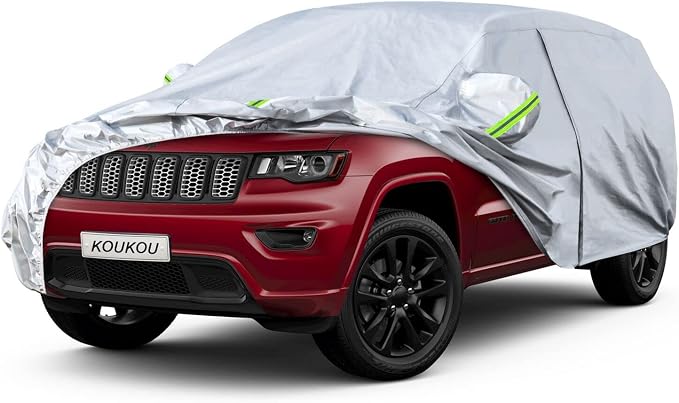 KouKou 6 Layers SUV Car Cover Waterproof All Weather, Universal Fit Jeep Grand by focusonqualityservicehear